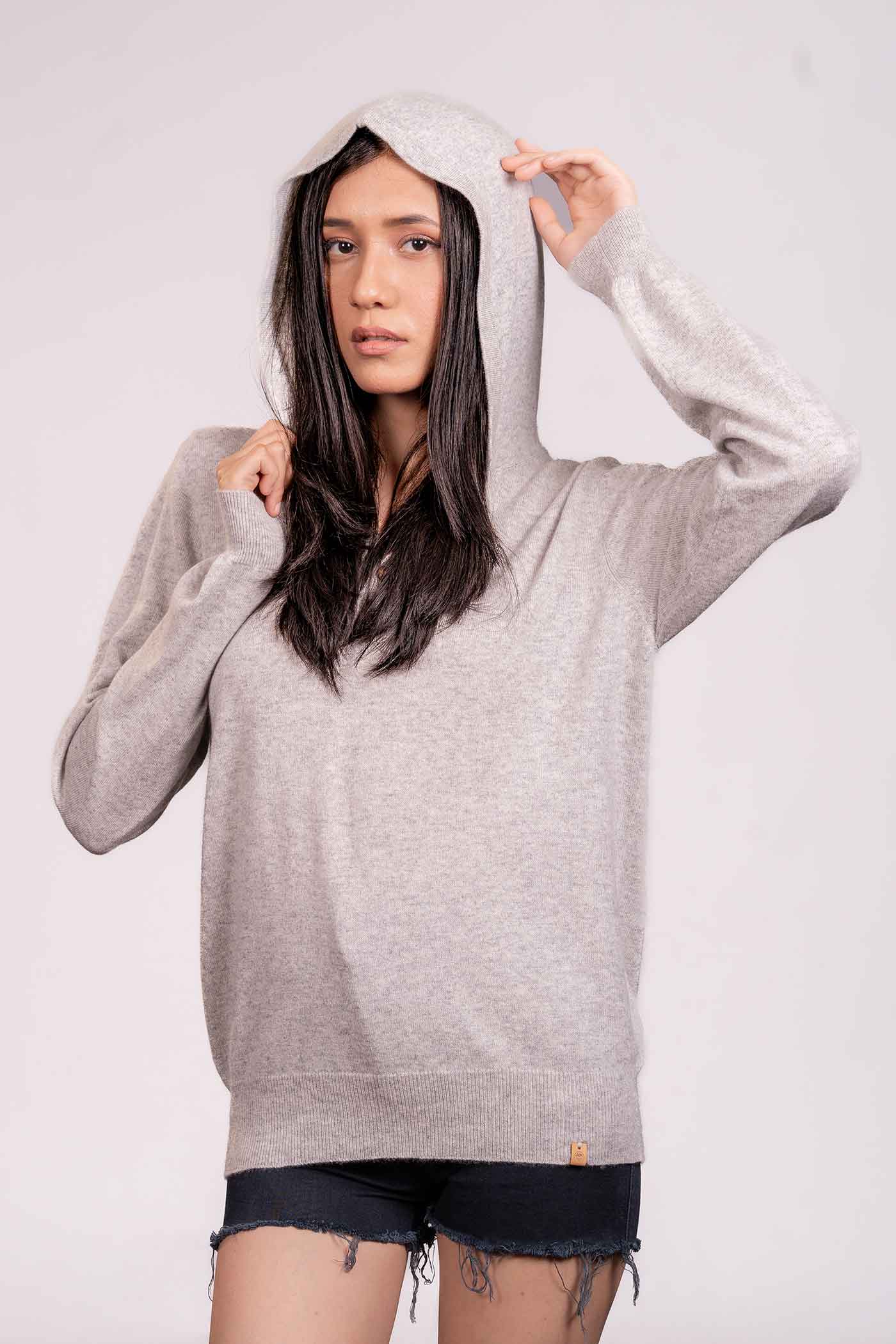 The Loom and Peak luxury-cashmere-hoodie-image