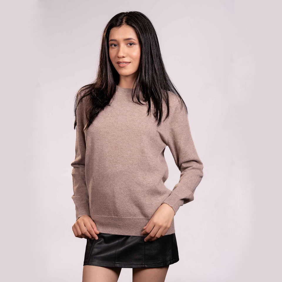 women in cashmere