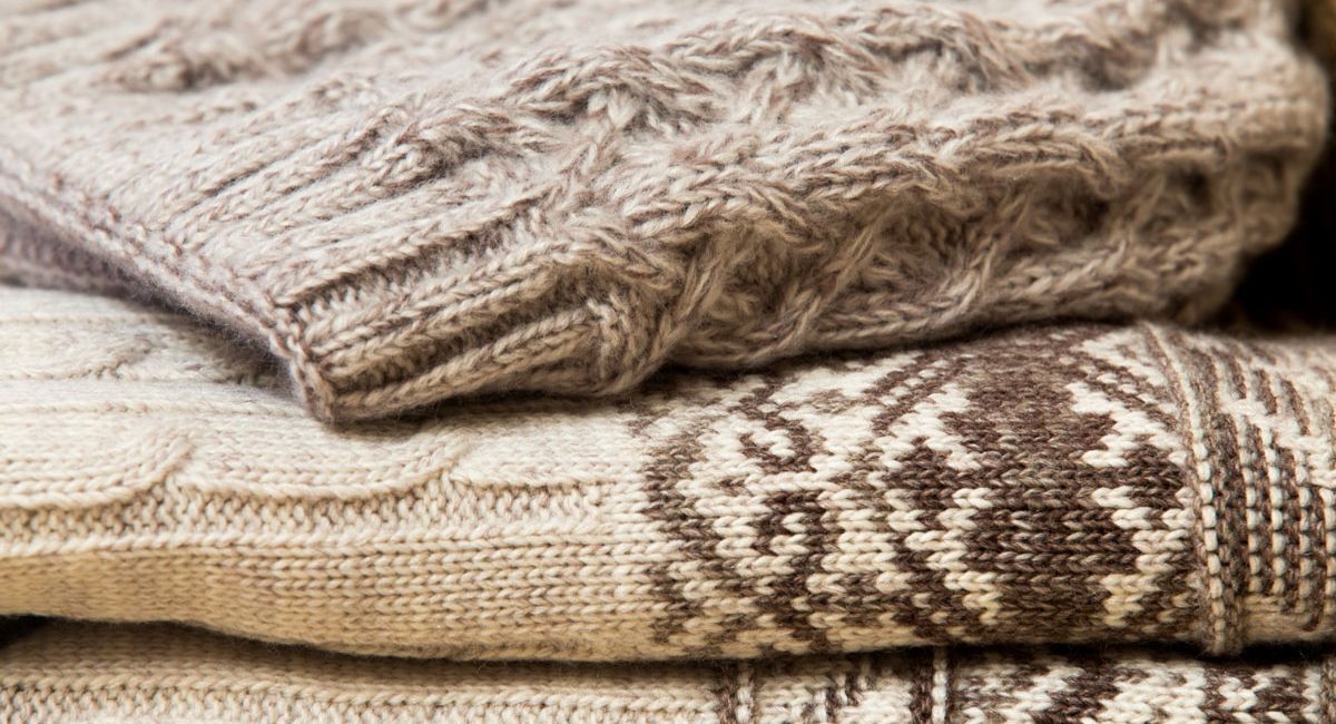 The Loom and Peak knited-clothes-stacked